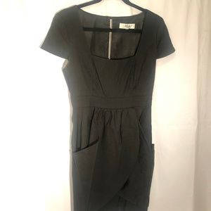 Tibi Black Pinstripe Dress SIZE 8